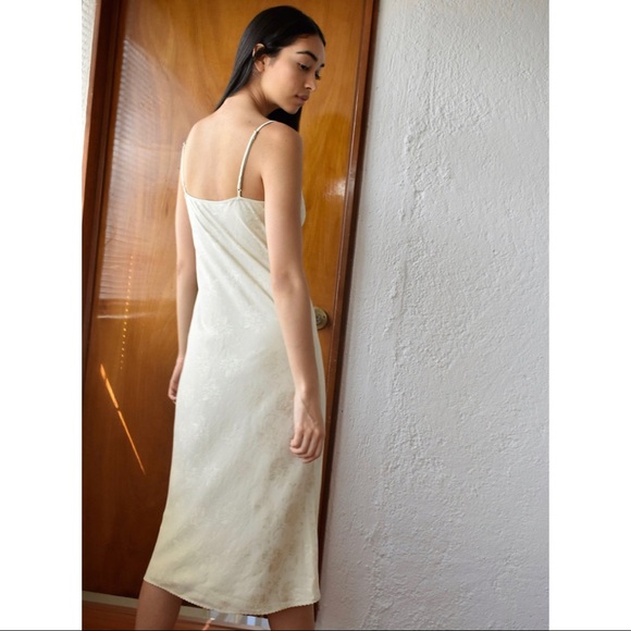 Aritizia Cream Slip Dress - Picture 2 of 7